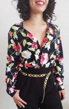 Charger l'image dans la galerie, Blouse fleurie fluide vintage